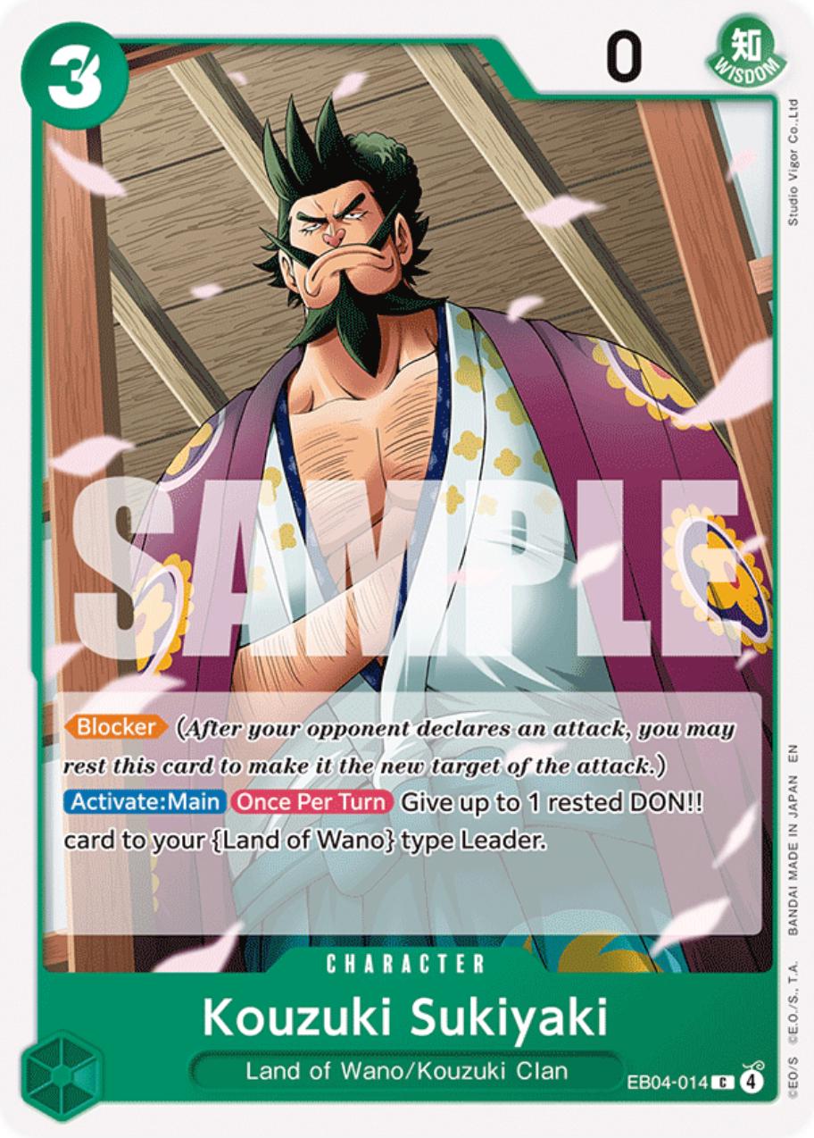 One Piece - Kozuki Sukiyaki - EB04-014 - Extra Booster EB04