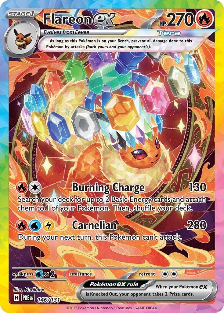 Pokémon TCG - Flareon Ex - 146/131 - Prismatic Evolutions