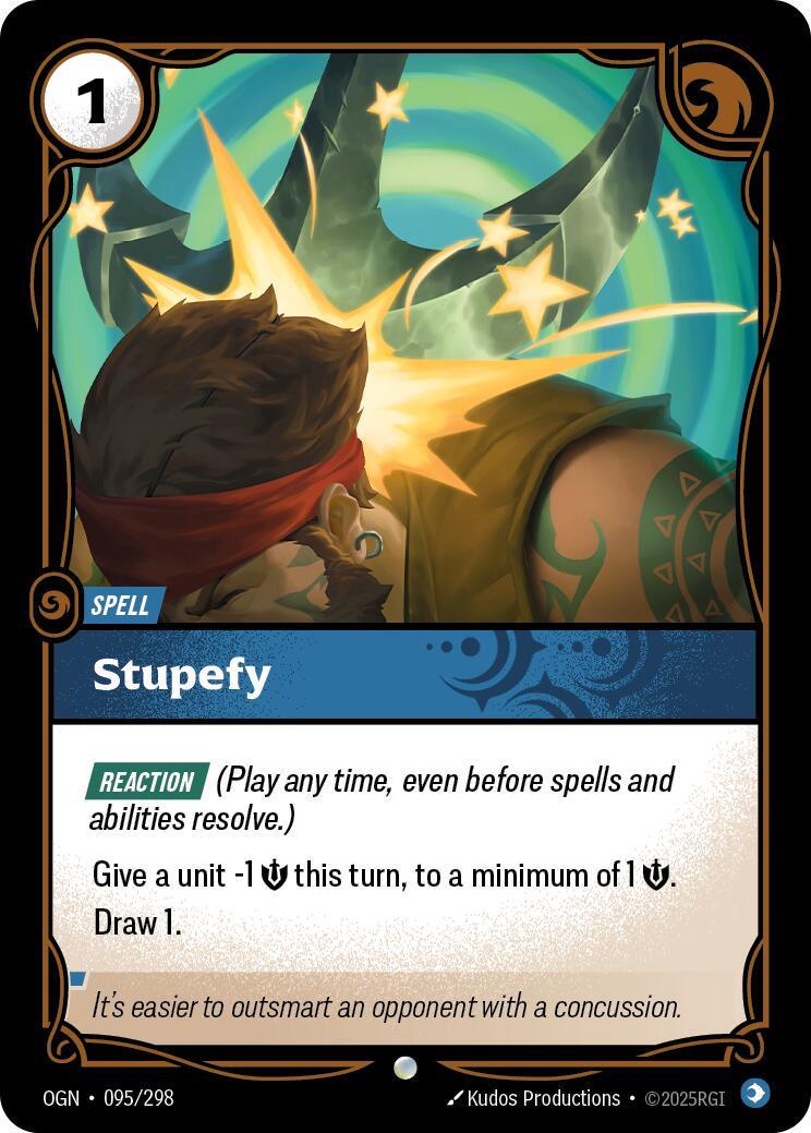 Riftbound TCG - Stupefy - 095/298 - Origin