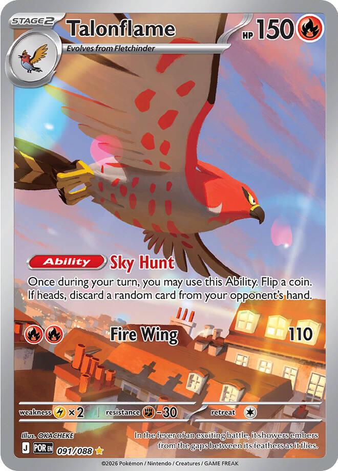 Pokémon TCG - Talonflame - 091/088 - Perfect Order