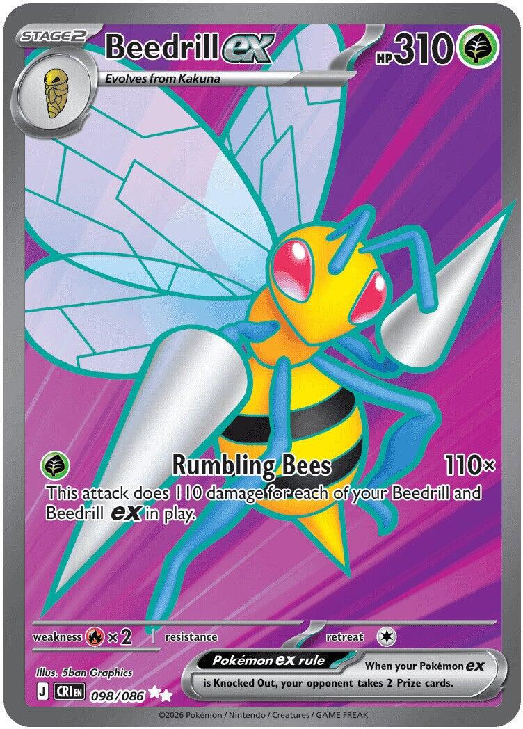 Pokémon TCG - Beedrill ex - 098/086 - Chaos Rising