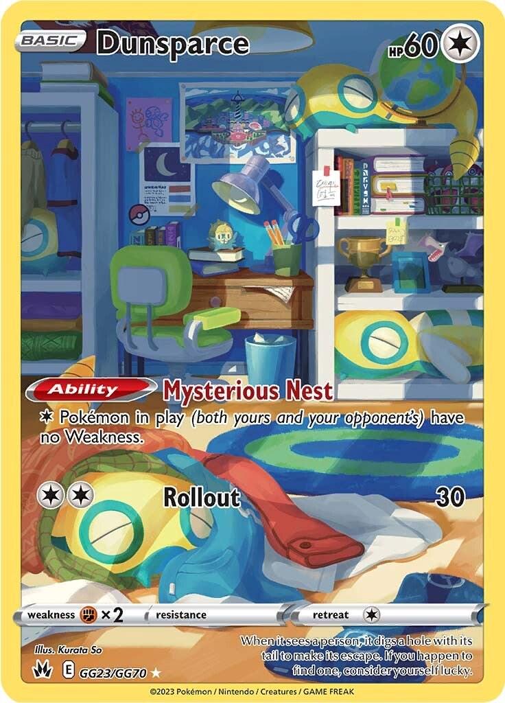 Pokémon TCG - Dunsparce - GG23/GG70 - Crown Zenith