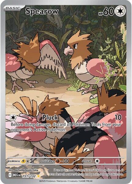 Pokemon TCG - Spearow - 151/132 - Mega Evolution