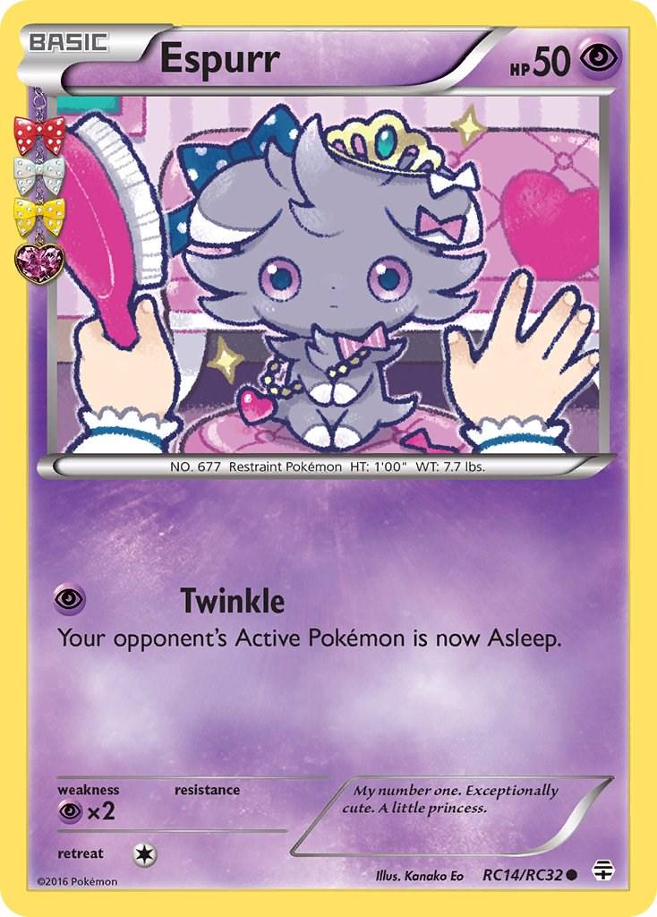Pokémon TCG - Espurr - RC14/RC32 - Generations