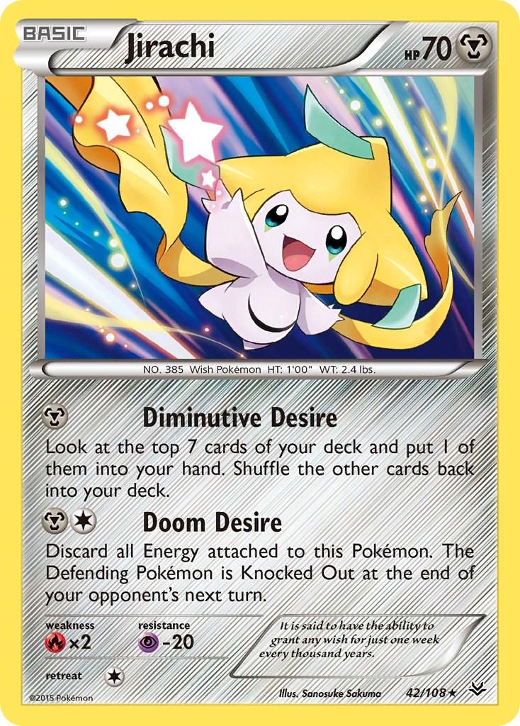 Pokémon TCG - Jirachi - 42/108- Roaring Skies