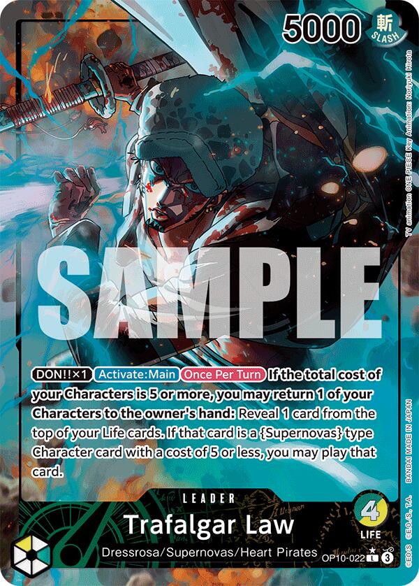 One Piece - Trafalgar Law [Alt Art] - OP10-022 - Royal Blood