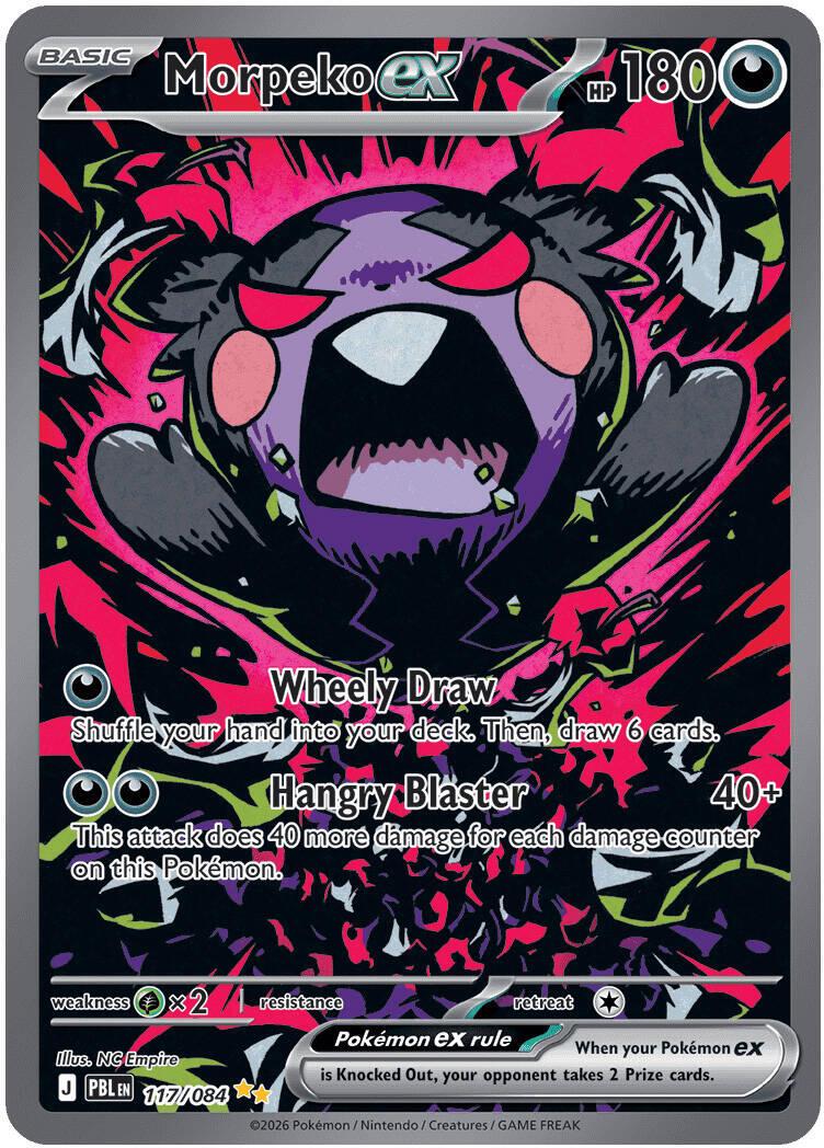 Pokémon TCG - Morpeko ex - 117/084 - Pitch Black