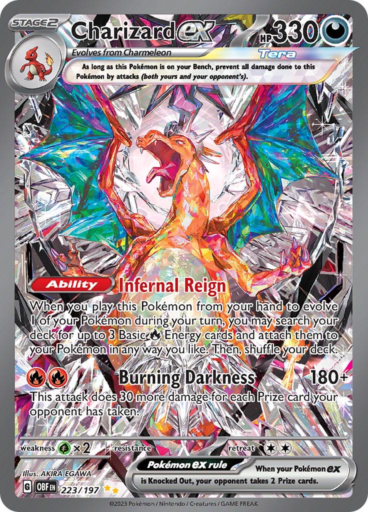 Pokémon TCG - Charizard ex - 223/197 - Obsidian Flames