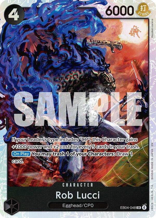 One Piece - Rob Lucci - EB04-048 - Extra Booster Egghead Crisis
