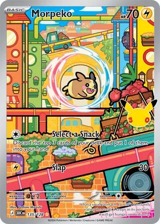Pokémon TCG - Morpeko - 135/128 - 30th Celebration