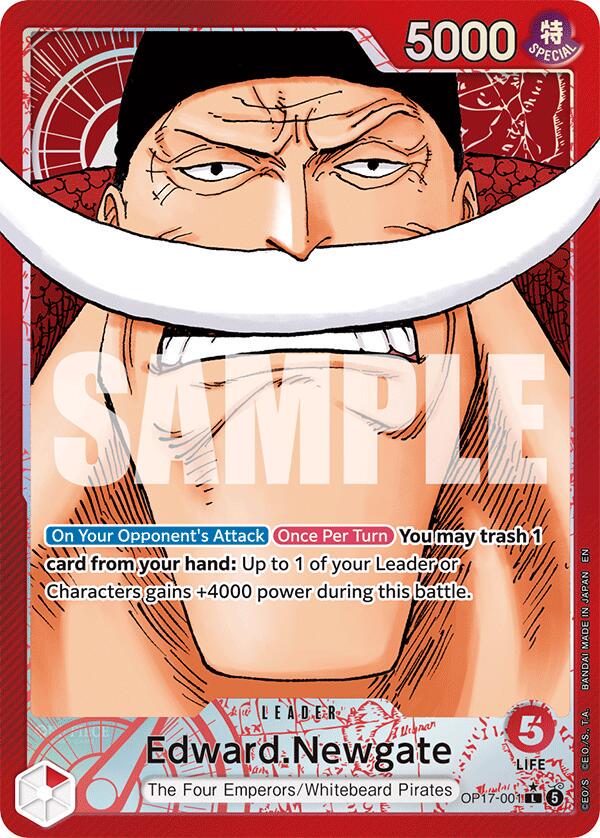 One Piece - Edward.Newgate [Alt Art] - OP17-001 - World's Strongest Warriors
