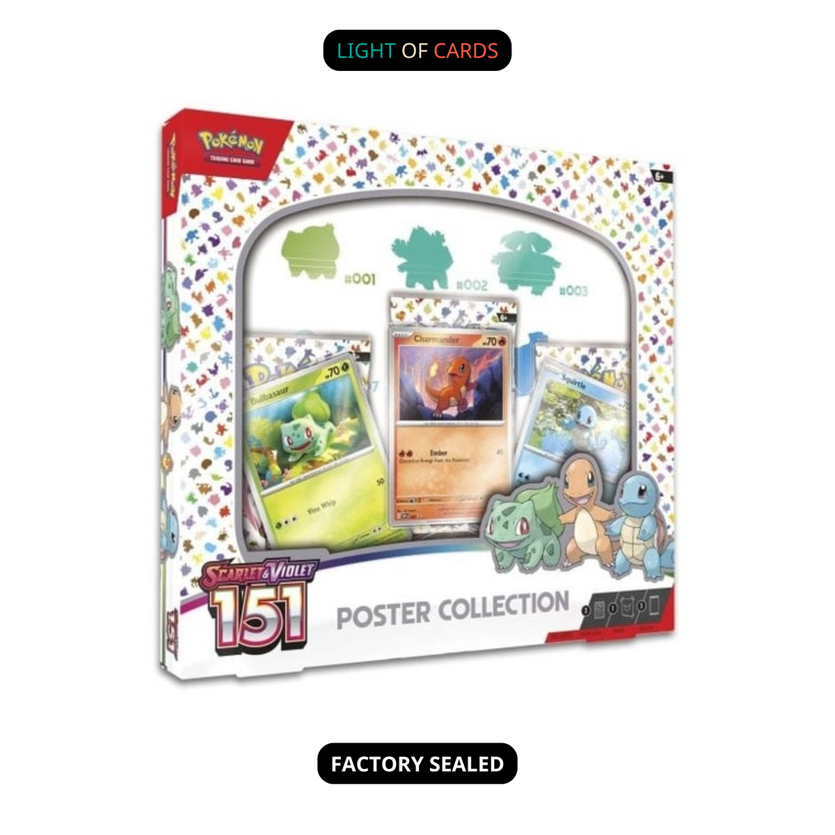 Pokemon TCG 海外版 151 ポスターコレクション Pokémon TCG - Scarlet & Violet - 151 Poster Collection – Light of
