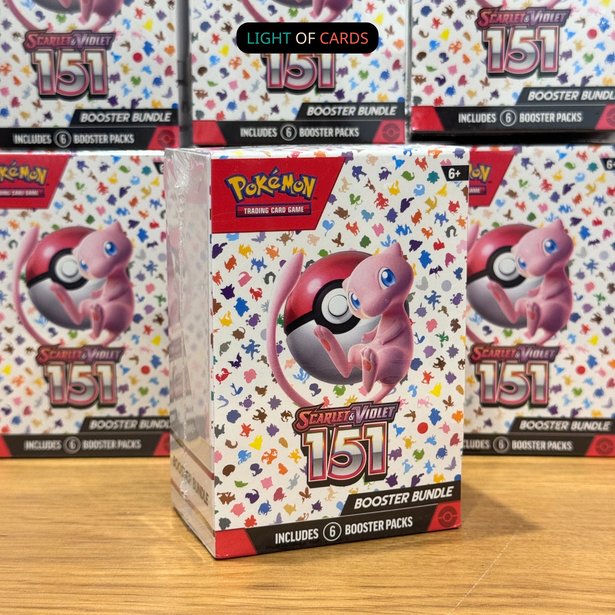 [Sealed] Pokémon TCG - 151 Booster Bundle - 6 packs