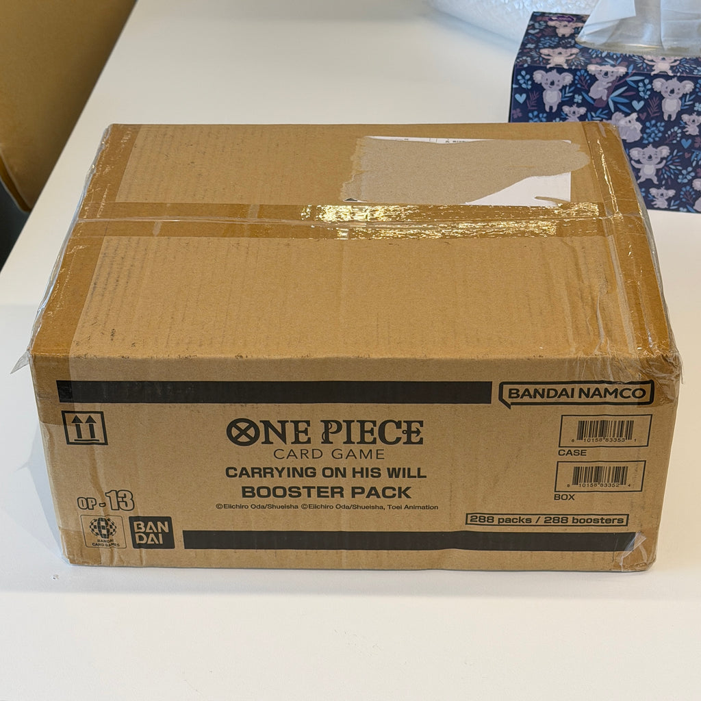 One Piece｜OP-13 Carrying On His Will Booster Box – Sealed Case (12 Boxes) - EN