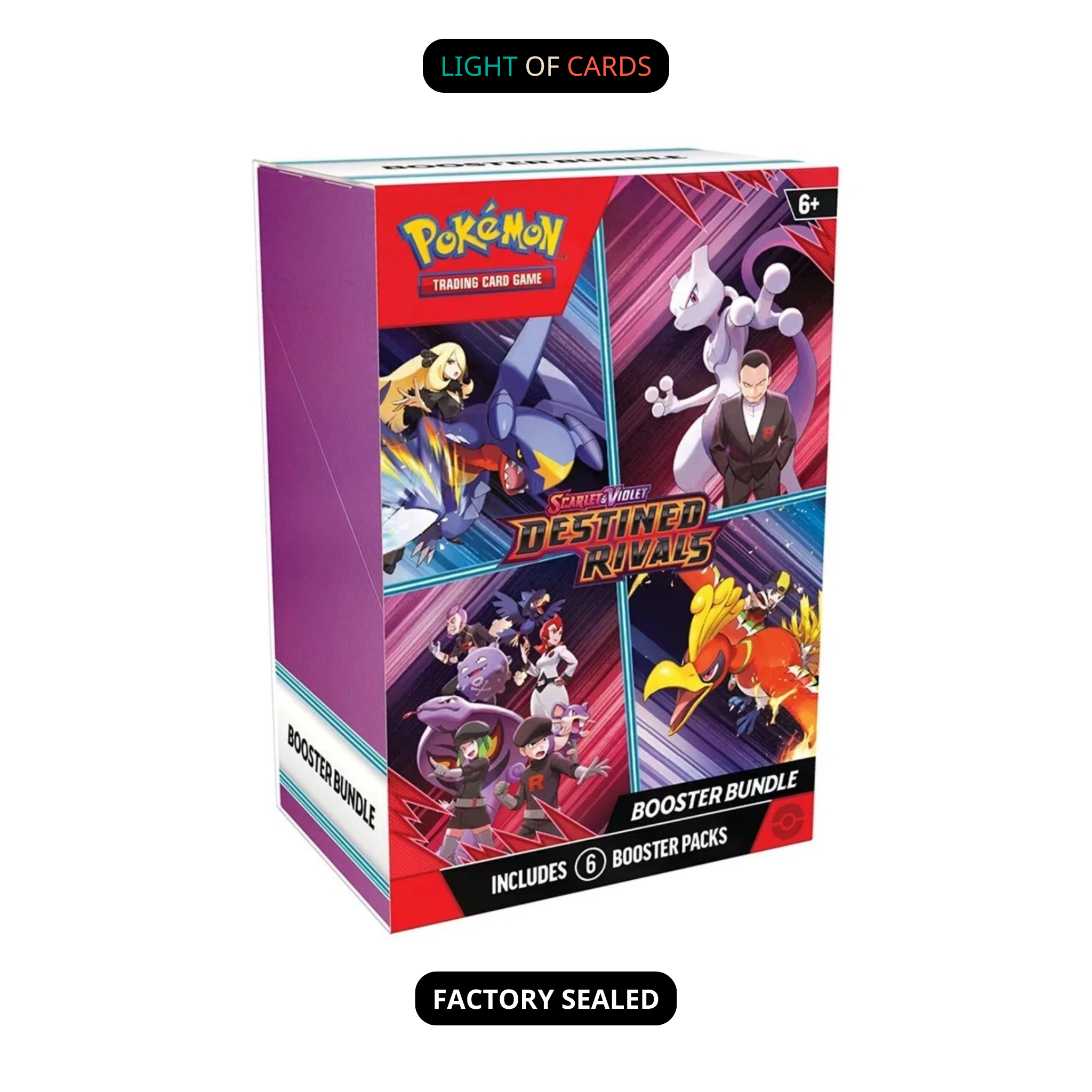 Pokemon TCG - Destined Rivals Booster Bundle - 6 Packs