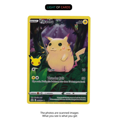 Pokémon TCG - Pikachu - 005/025 - Celebrations 25th Anniversary - Holo Rare