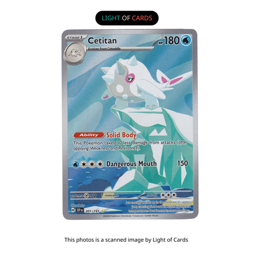 Pokémon TCG - Cetitan - 201/191 - Illustration Rare - Surging Sparks