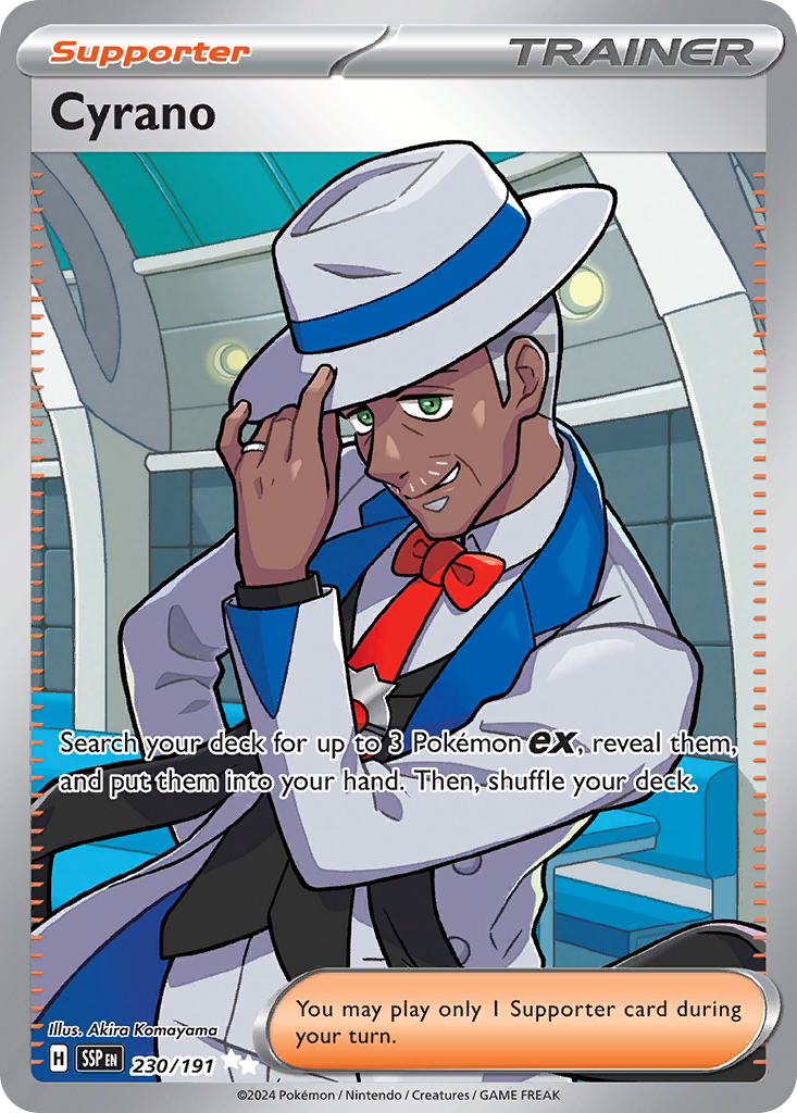 ポケモン TCG - シラノ - 230/191 - ウルトラレア - 湧き上がる火花 - ホロ