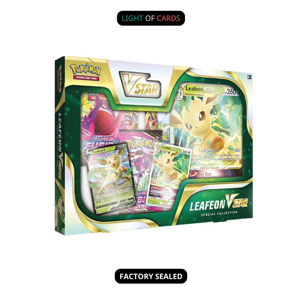 Pokémon TCG: Leafeon VSTAR Special Collection – Light of Cards