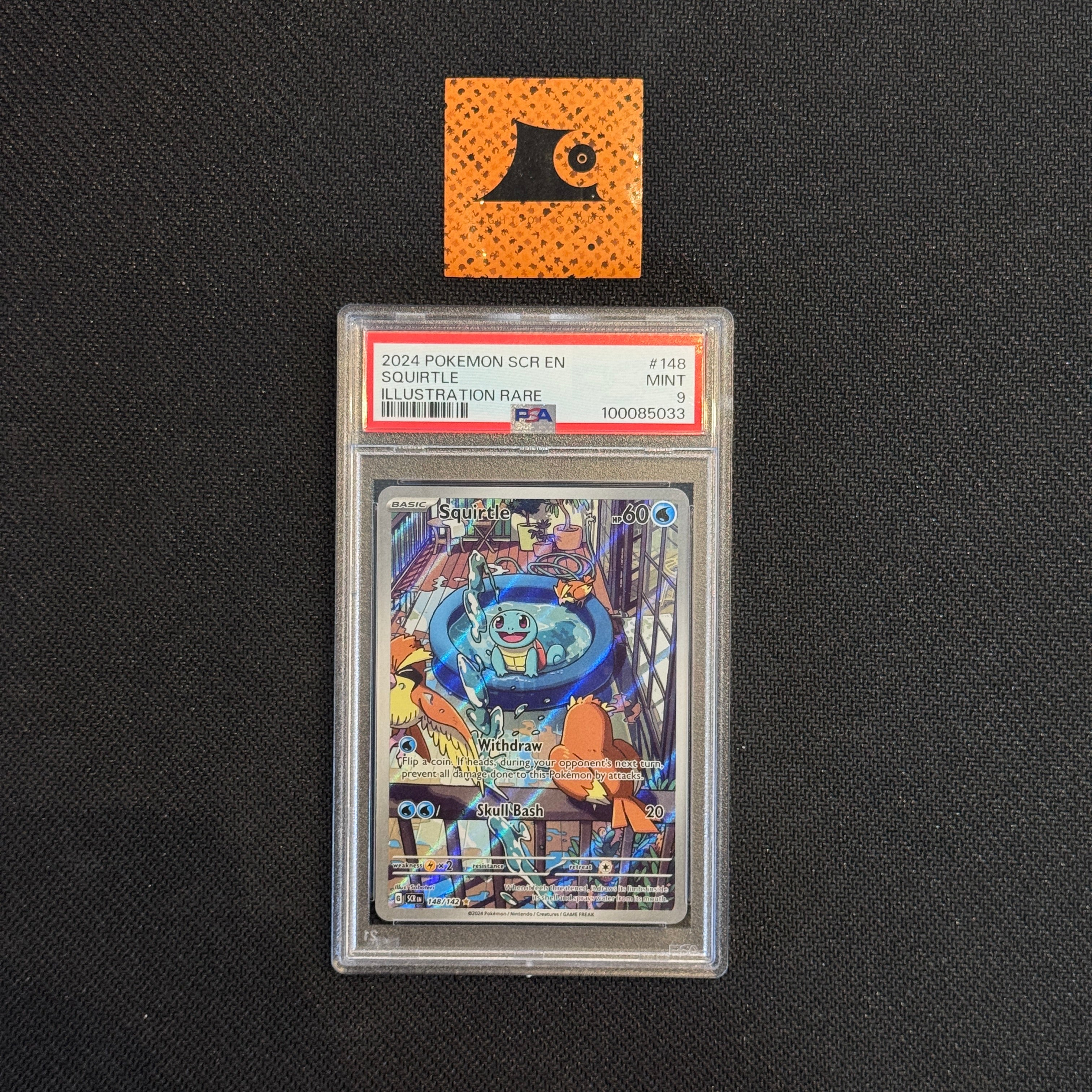 [PSA 9] Squirtle - IR - 148/142 - Stellar Crown
