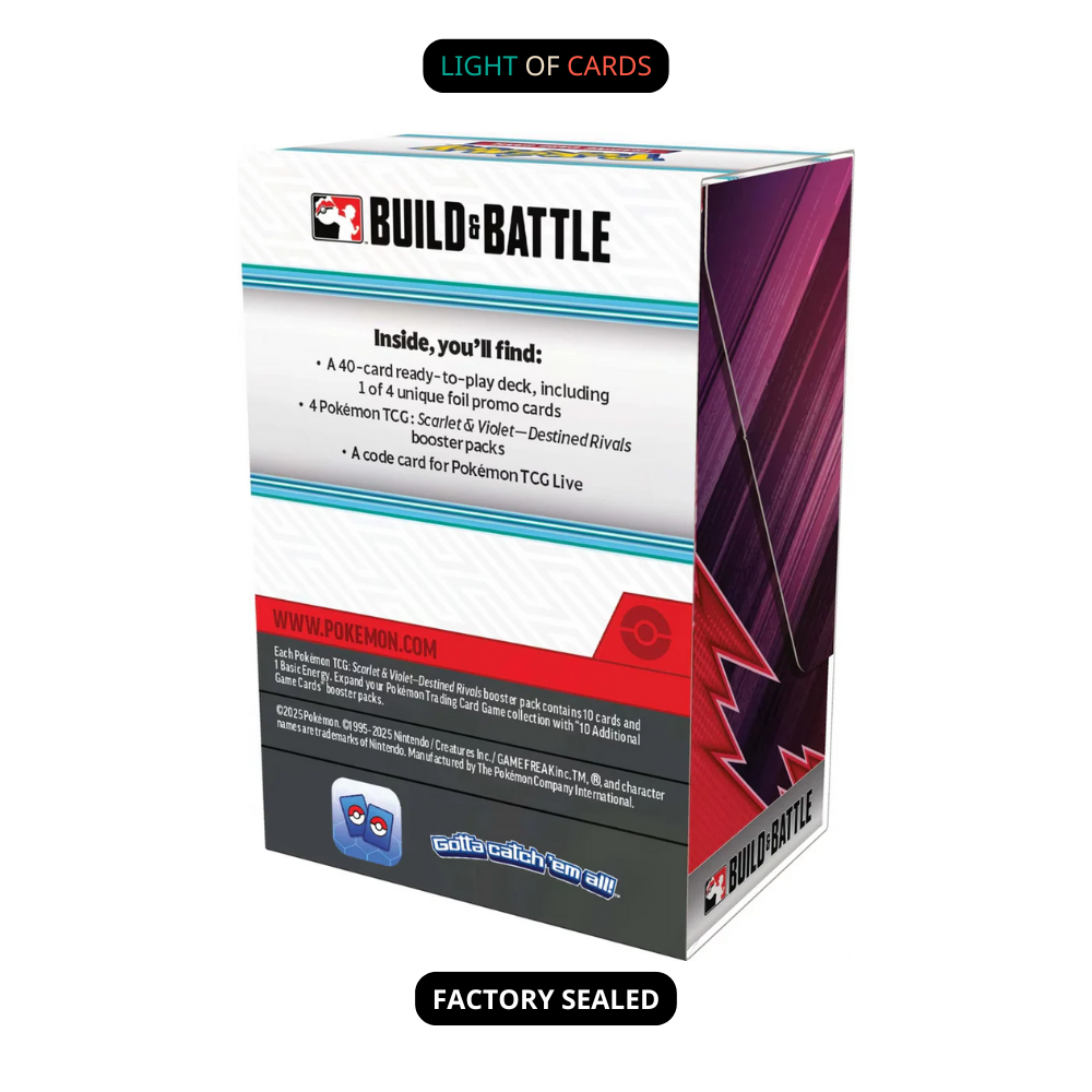 Destined Rivals Build Battle Box Pokemon TCG - Destined Rivals Build & Battle Box – Light of Cards