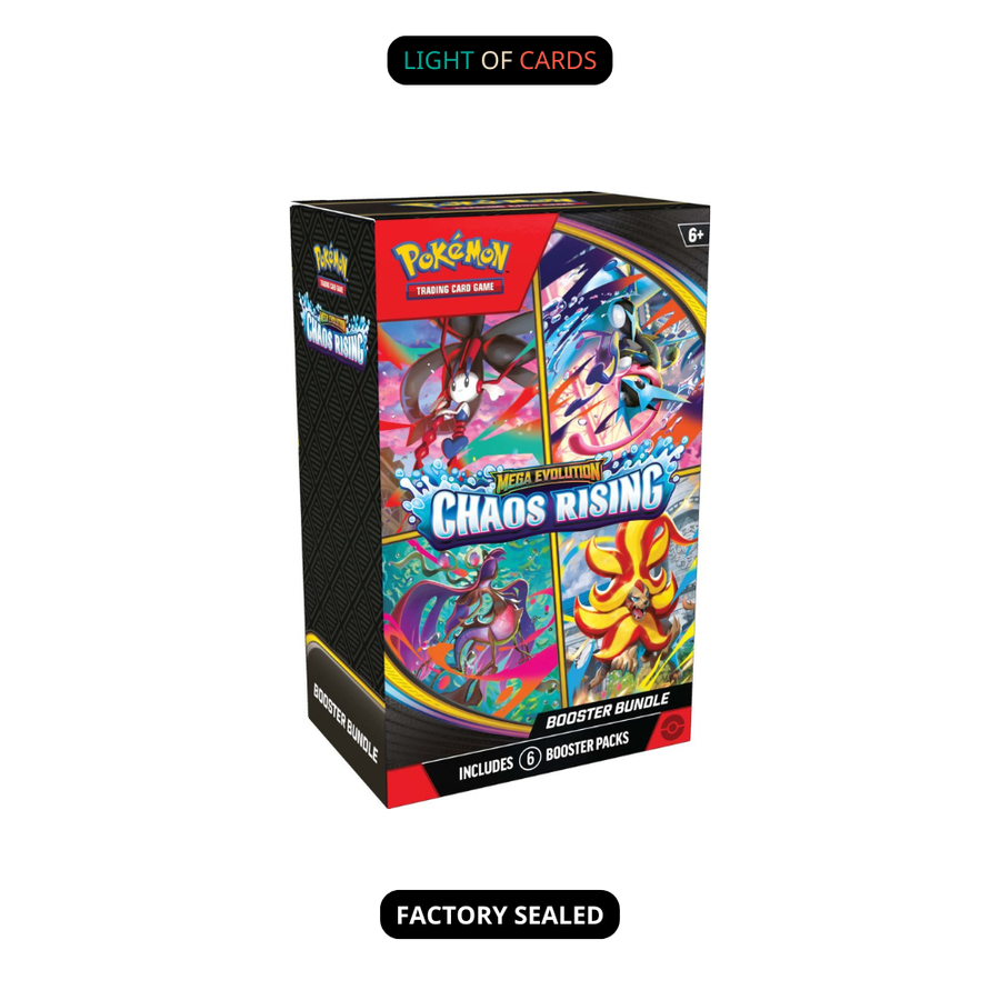 [Sealed] Pokémon TCG - Mega Evolution - Chaos Rising Booster Bundle