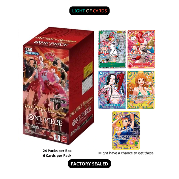 One Piece｜EB-03 - JP - Heroines Edition Booster Box – Light of Cards