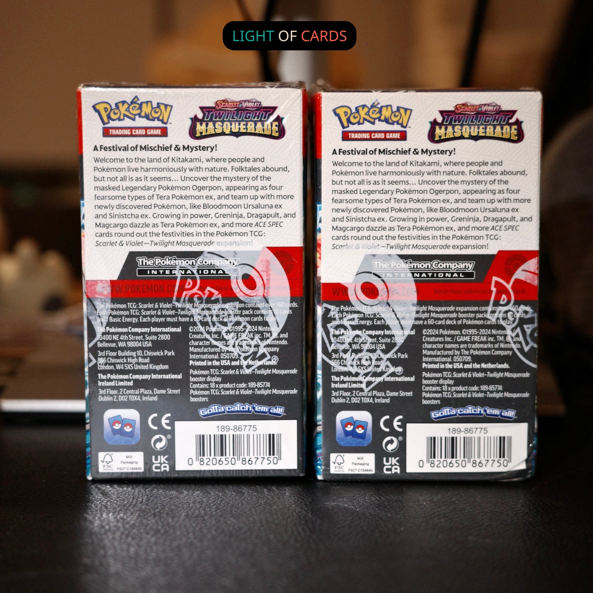 [Sealed] Pokémon TCG - Scarlet & Violet - Twilight Masquerade Booster Bundle