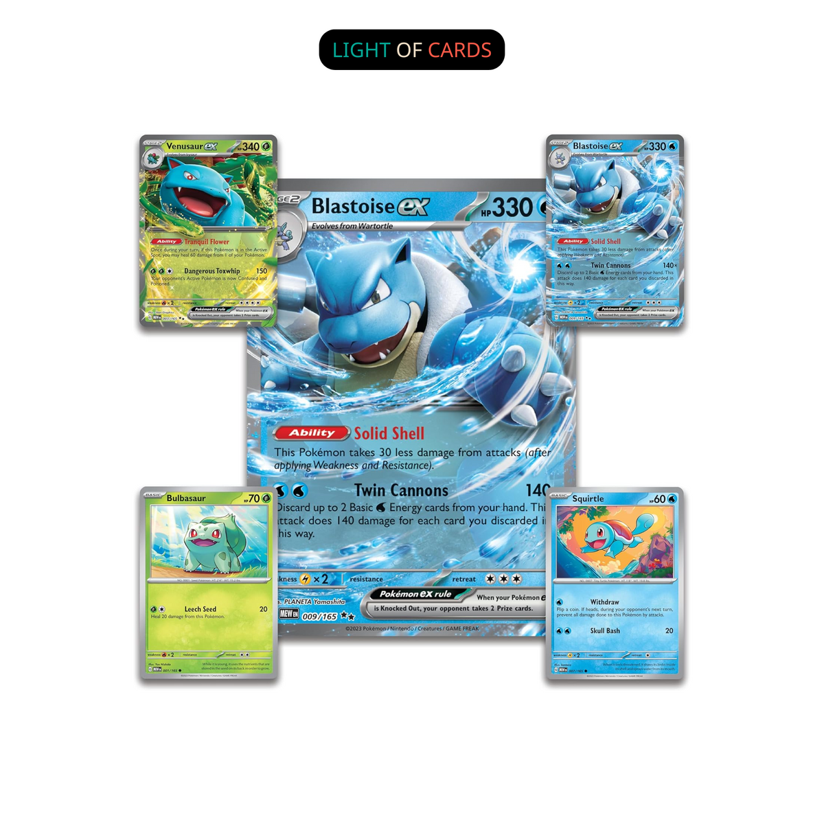 Pokémon TCG - 151 Blooming Waters Premium Collection – Light of Cards