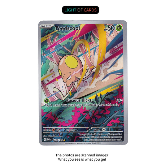 Pokémon TCG - Toedscool - 201/198 - SV Base  - Holo - Illustration Rare