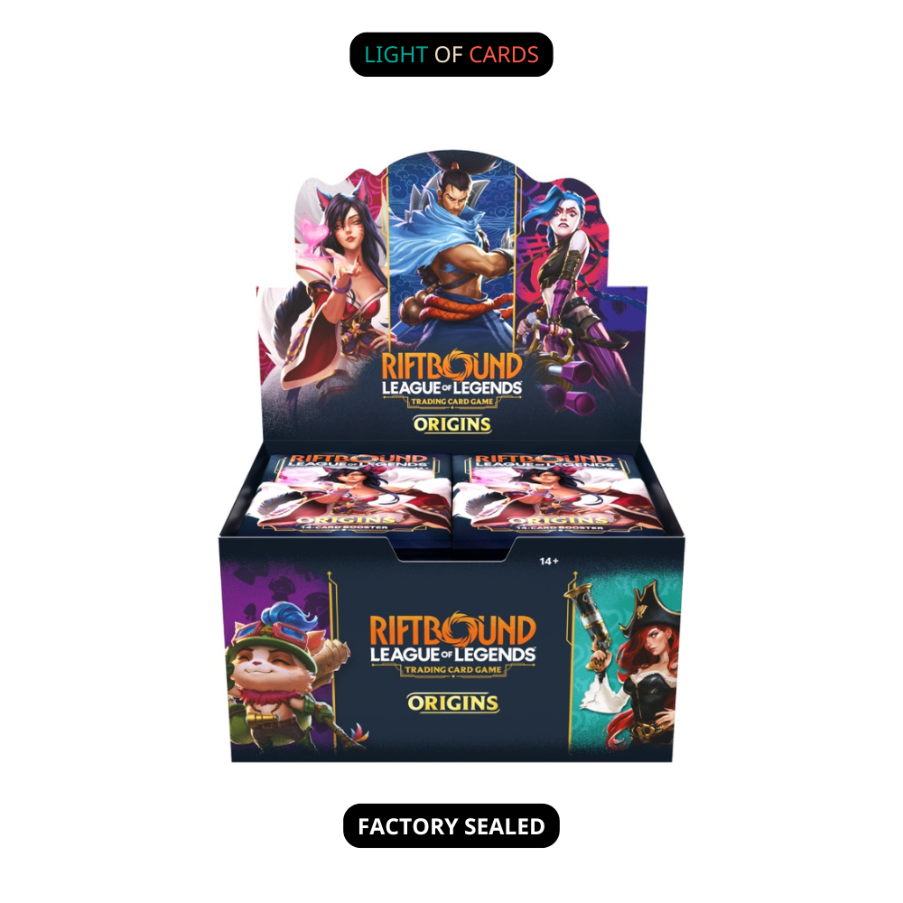 Riftbound: League of Legends TCG – Booster Display – OriginsLeague of Legends TCG – Booster Display – Origins