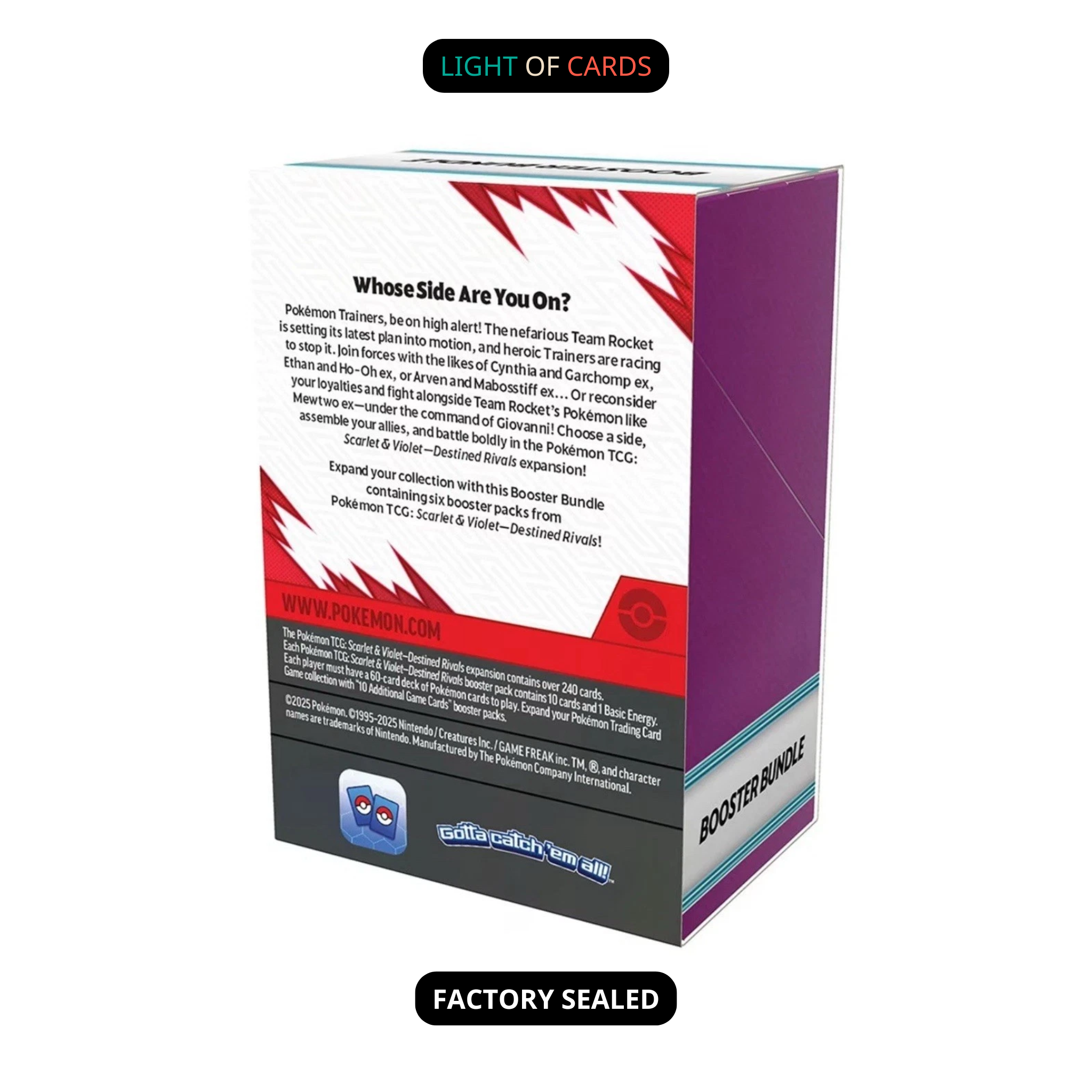 Pokemon TCG - Destined Rivals Booster Bundle - 6 Packs