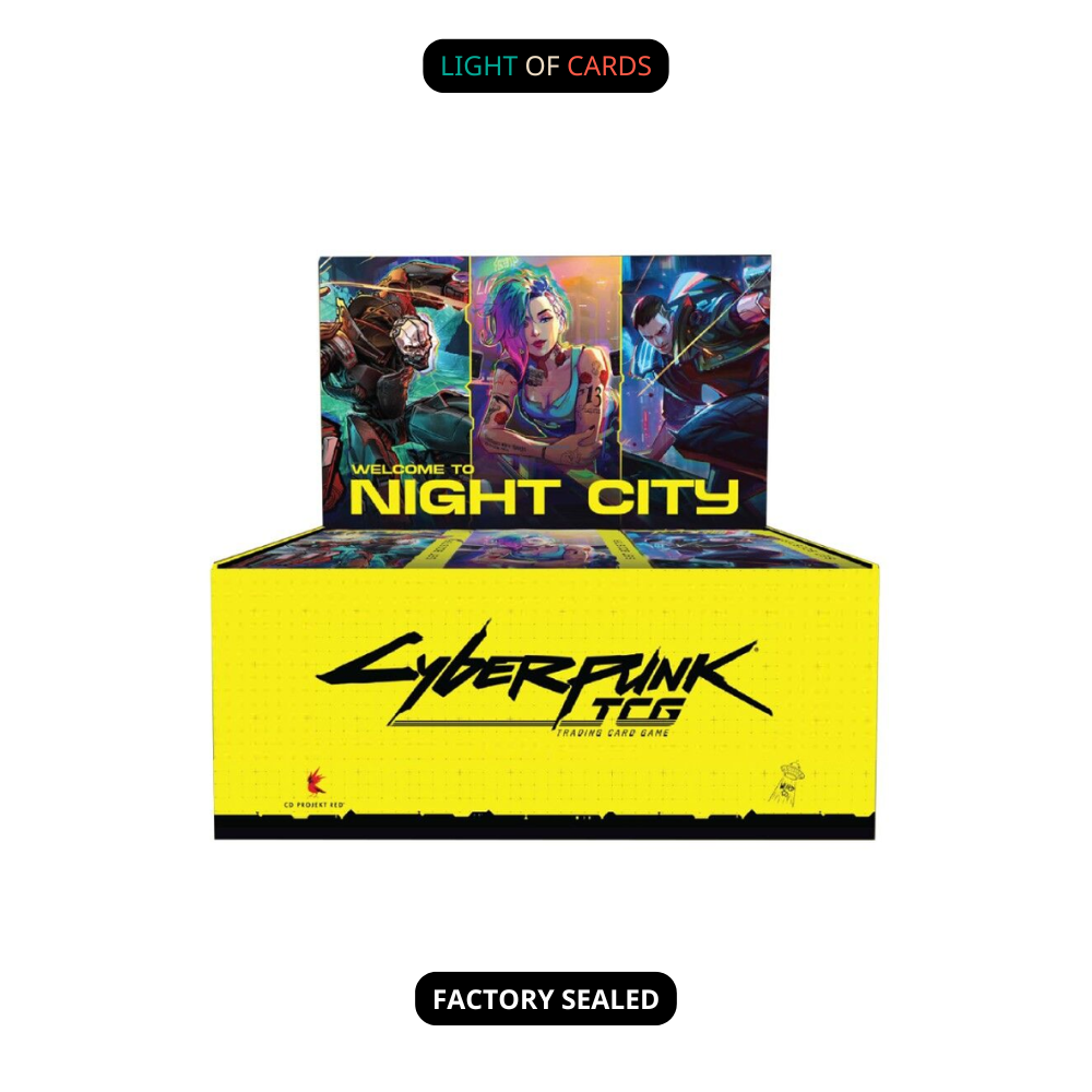 [Sealed] Cyberpunk TCG - Welcome to Night City - Booster Display - 24 Packs