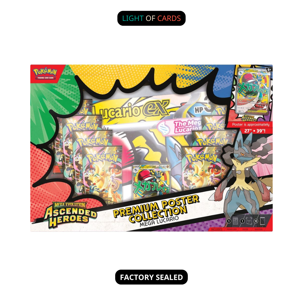 Pokémon TCG - Mega Evolution - Ascended Heroes Premium Poster Collection