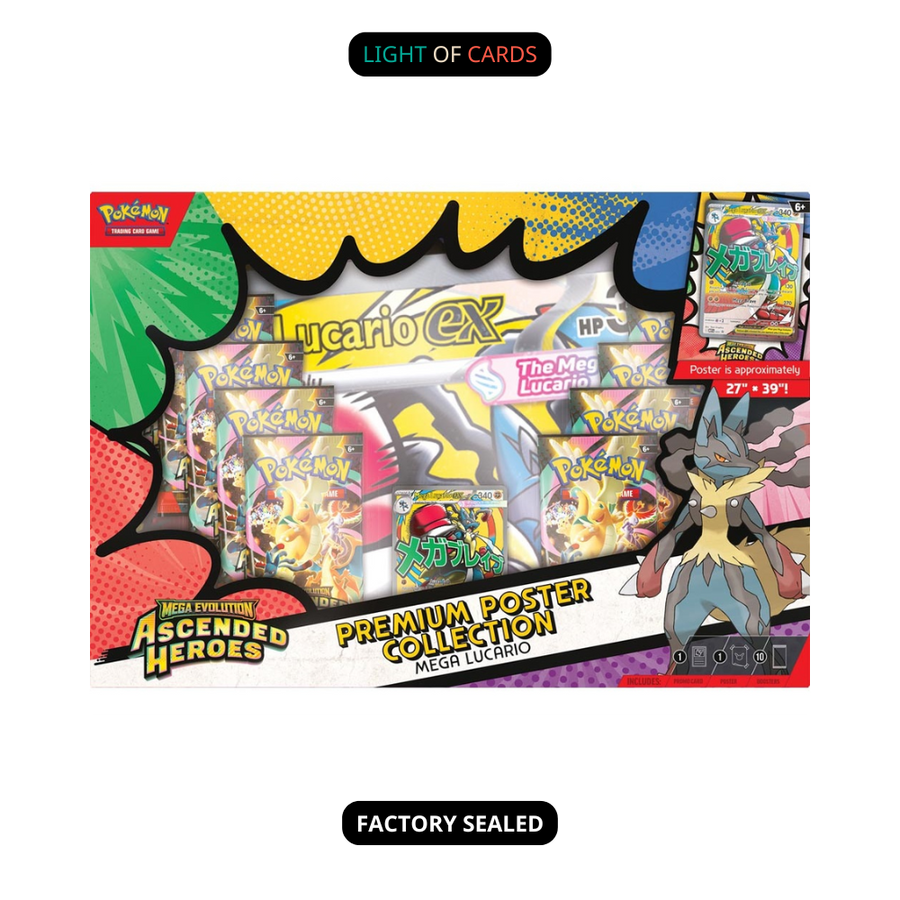 Pokémon TCG - Mega Evolution - Ascended Heroes Premium Poster Collection