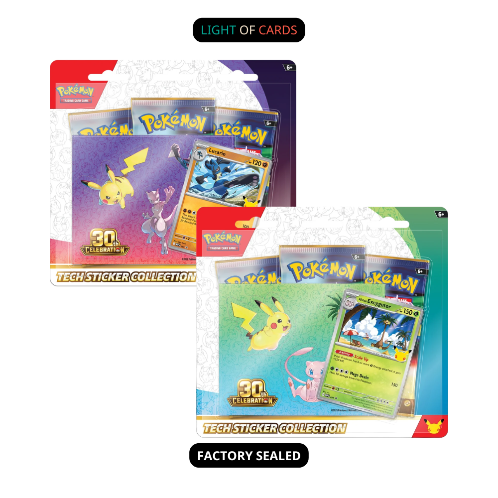 [Pre-Order] Pokémon TCG - 30th Celebration Tech Sticker Collection (Assorted)