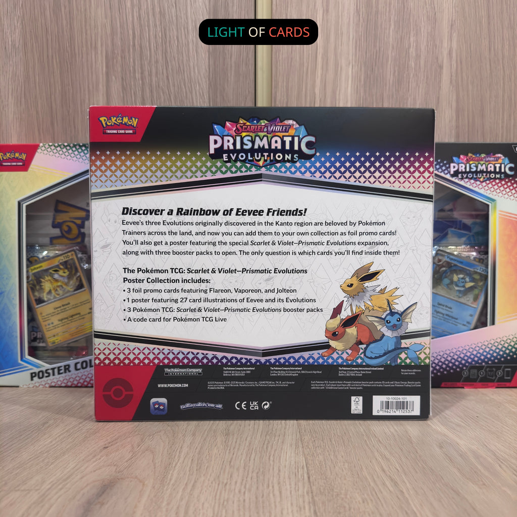 pokemon trading card game prismatic evolutions poster collection Pokemon TCG