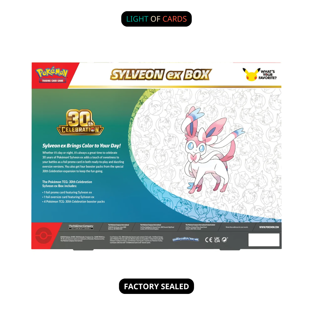 [Pre-Order] Pokemon TCG - 30th Celebration ex Box
