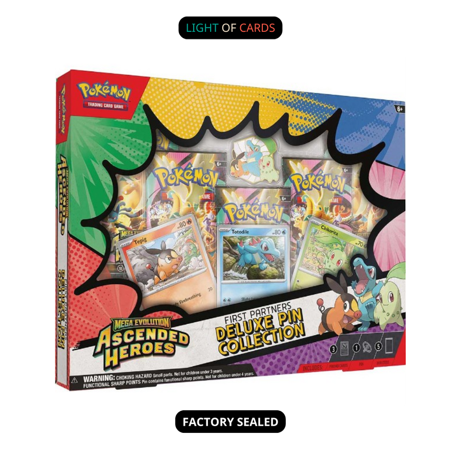 Pokémon TCG - Ascended Heroes First Partners Deluxe Pin Collection
