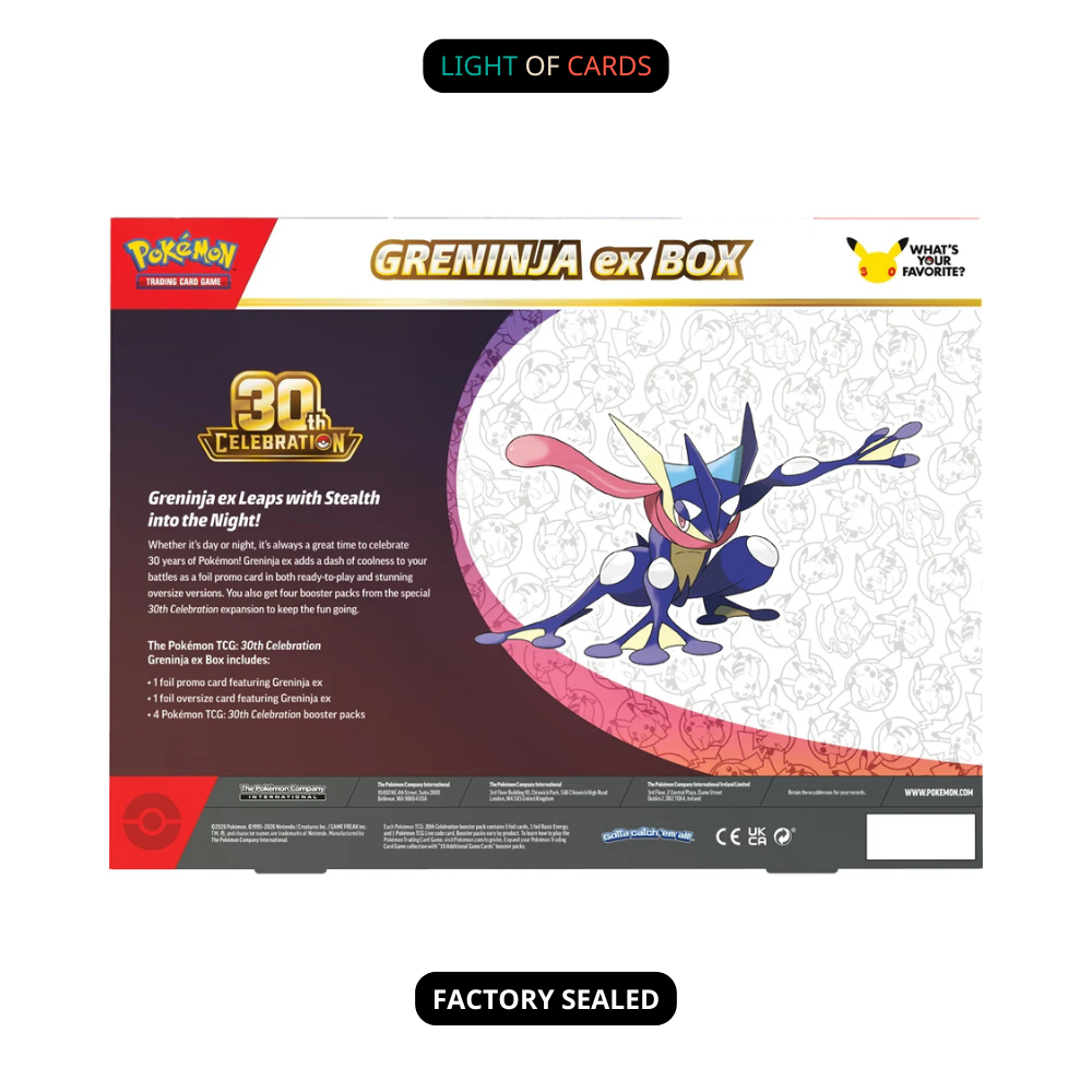 [Pre-Order] Pokemon TCG - 30th Celebration ex Box