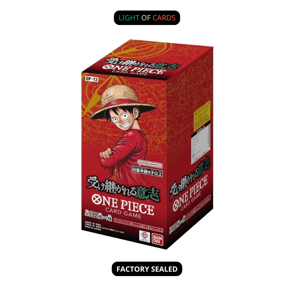 One Piece｜OP-13 Carrying On His Will - Booster Box - JP