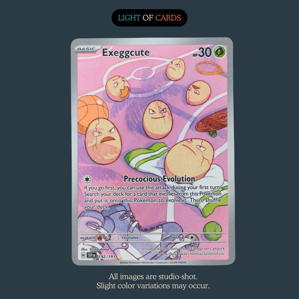 pokemon exeggcute card Pokémon TCG - Exeggcute- 192/191 - Illustration Rare