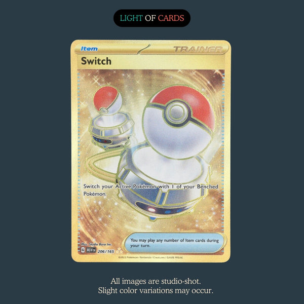 Pokmon TCG - Switch - 206/165 - Hyper Rare - Holo - SV151 Light of Cards Pokmon TCG - Switch - 206/165 - Hyper Rare - Holo - SV151 Light of Cards