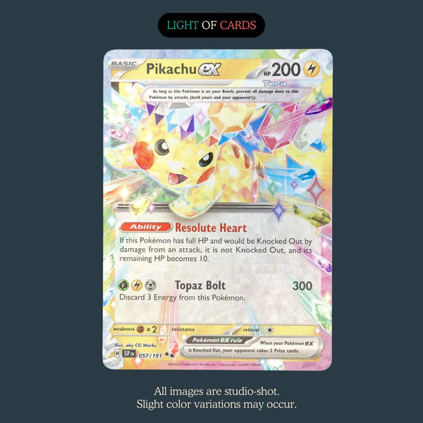 Pokémon TCG - Pikachu ex - 057/191 - Double Rare - Surging Sparks