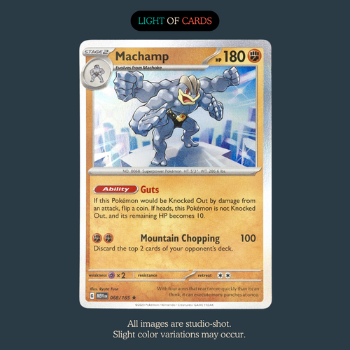 ポケモン TCG - マチャンプ - 068/165 - レア - ホロ - SV151 – Light