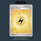 Pokémon TCG - Basic Energy Card Bundle - Fire - Water - Green - Fighting - Metal