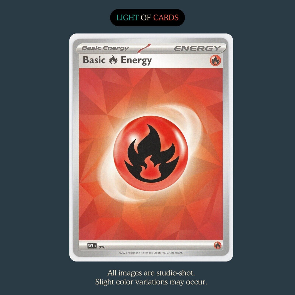Basic Energy Base Set Pokémon TCG - Basic Energy Card Bundle – Light of Cards