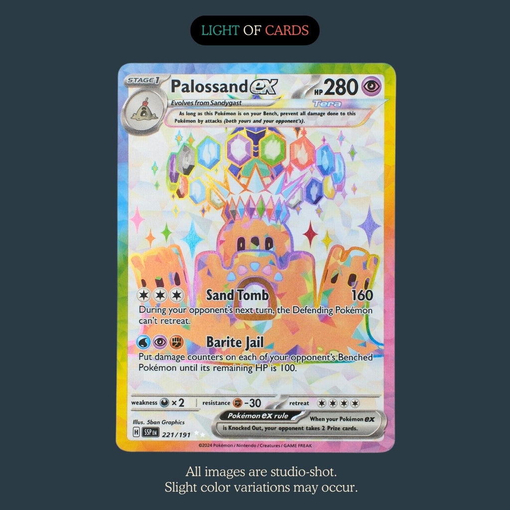 palossand pokemon card value Pokémon TCG - Palossand ex - 221/191 - Ultra Rare - Surging Sparks