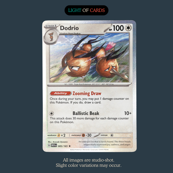 pokemon dodrio card Pokémon TCG - Dodrio - 085/165 - Rare - Holo