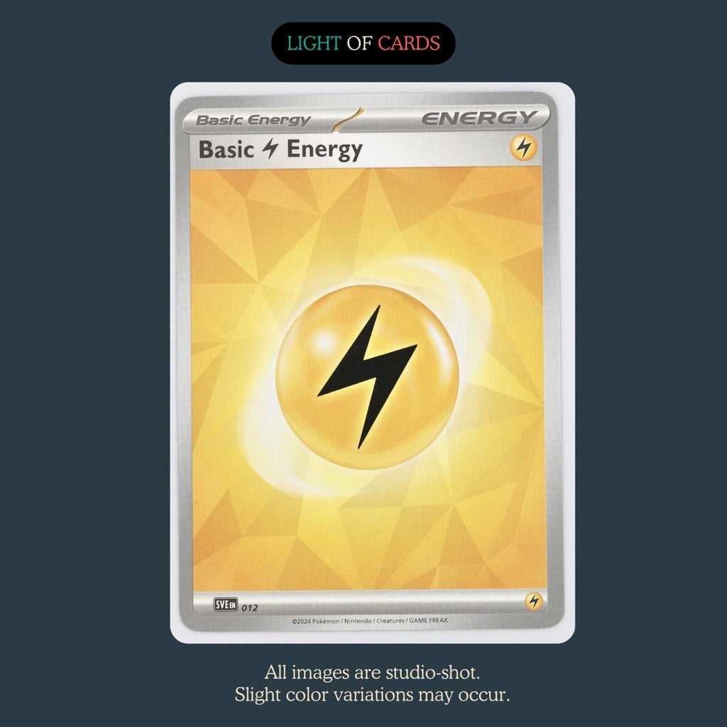 Basic Energy Base Set Pokémon TCG - Basic Energy Card Bundle – Light of Cards
